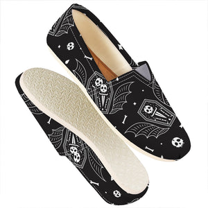 Vampire Coffin Pattern Print Casual Shoes