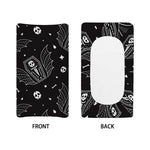 Vampire Coffin Pattern Print Changing Pad Cover