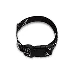 Vampire Coffin Pattern Print Dog Collar