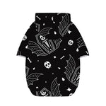 Vampire Coffin Pattern Print Dog Zip Up Hoodie