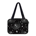Vampire Coffin Pattern Print Double Strap Bible Bag