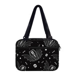 Vampire Coffin Pattern Print Double Strap Bible Bag
