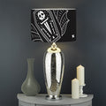 Vampire Coffin Pattern Print Drum Lamp Shade