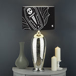 Vampire Coffin Pattern Print Drum Lamp Shade