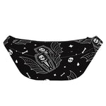 Vampire Coffin Pattern Print Fanny Pack