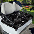 Vampire Coffin Pattern Print Golf Cart Seat Cover