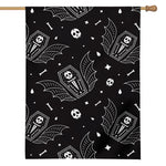 Vampire Coffin Pattern Print House Flag