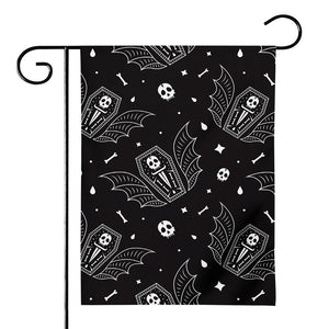 Vampire Coffin Pattern Print House Flag