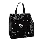 Vampire Coffin Pattern Print Insulated Lunch Tote