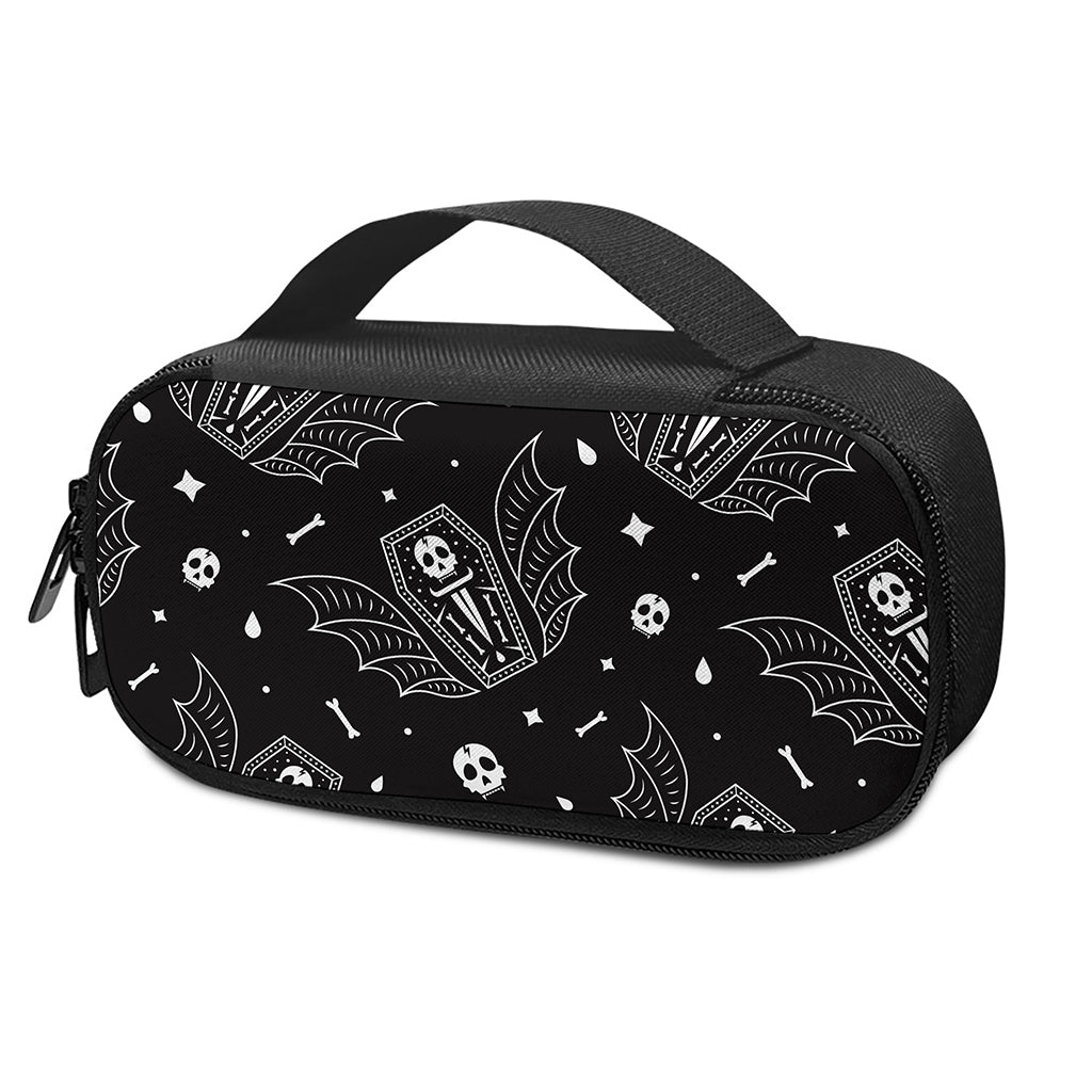 Vampire Coffin Pattern Print Insulin Cooler Travel Case