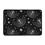 Vampire Coffin Pattern Print Kitchen Mat