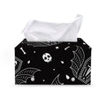 Vampire Coffin Pattern Print Leather Tissue Box Cover