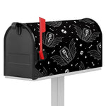 Vampire Coffin Pattern Print Mailbox Cover