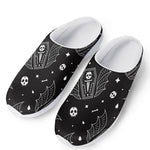 Vampire Coffin Pattern Print Mesh Casual Shoes