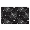 Vampire Coffin Pattern Print Polyester Doormat