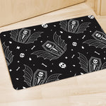 Vampire Coffin Pattern Print Polyester Doormat