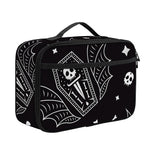 Vampire Coffin Pattern Print Portable Lunch Bag