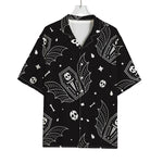 Vampire Coffin Pattern Print Rayon Hawaiian Shirt