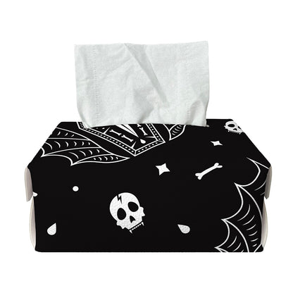Vampire Coffin Pattern Print Rectangle Tissue Box Cover