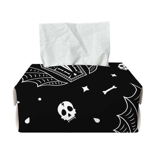 Vampire Coffin Pattern Print Rectangle Tissue Box Cover