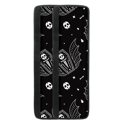 Vampire Coffin Pattern Print Refrigerator Handle Covers