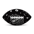 Vampire Coffin Pattern Print Rugby Ball