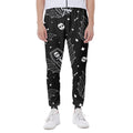 Vampire Coffin Pattern Print Joggers