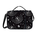 Vampire Coffin Pattern Print Shoulder Strap Bible Bag