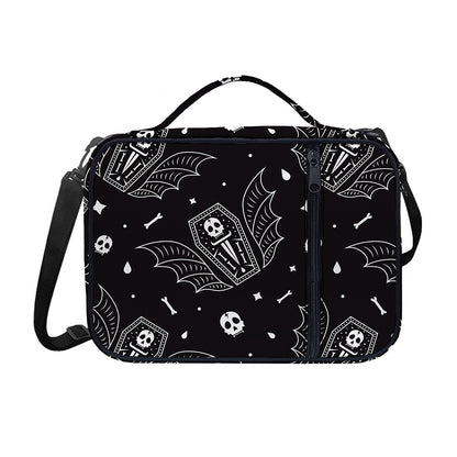 Vampire Coffin Pattern Print Shoulder Strap Bible Bag