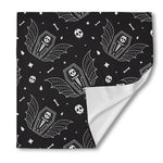 Vampire Coffin Pattern Print Silk Bandana