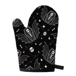 Vampire Coffin Pattern Print Single Oven Mitt