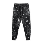 Vampire Coffin Pattern Print Sweatpants