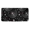 Vampire Coffin Pattern Print Towel