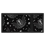 Vampire Coffin Pattern Print Trifold Wallet