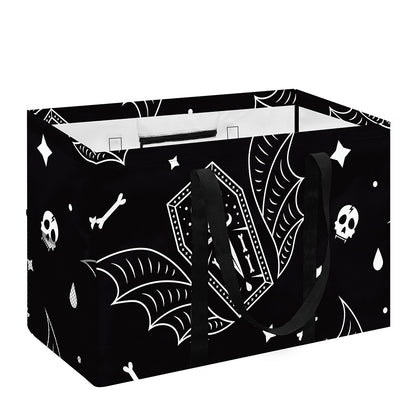Vampire Coffin Pattern Print Utility Tote Bag