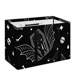 Vampire Coffin Pattern Print Utility Tote Bag