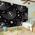 Vampire Coffin Pattern Print Wall Sticker