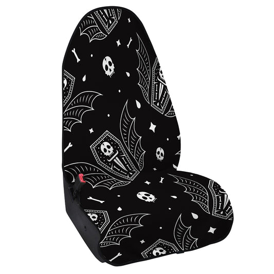 Vampire Coffin Pattern Print Waterproof Car Seat Cover