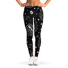 Vampire Coffin Pattern Print Women's Leggings