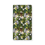 Vanilla Flower And Coconut Pattern Print Baby Crib Sheet
