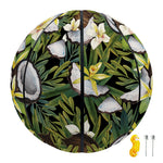 Vanilla Flower And Coconut Pattern Print Basketball