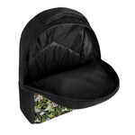 Vanilla Flower And Coconut Pattern Print Casual Backpack