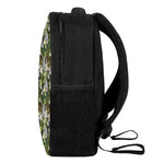 Vanilla Flower And Coconut Pattern Print Casual Backpack