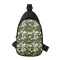 Vanilla Flower And Coconut Pattern Print Sling Bag