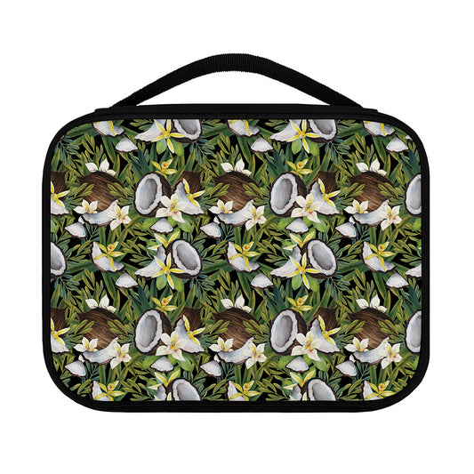 Vanilla Flower And Coconut Pattern Print Classic Bible Case