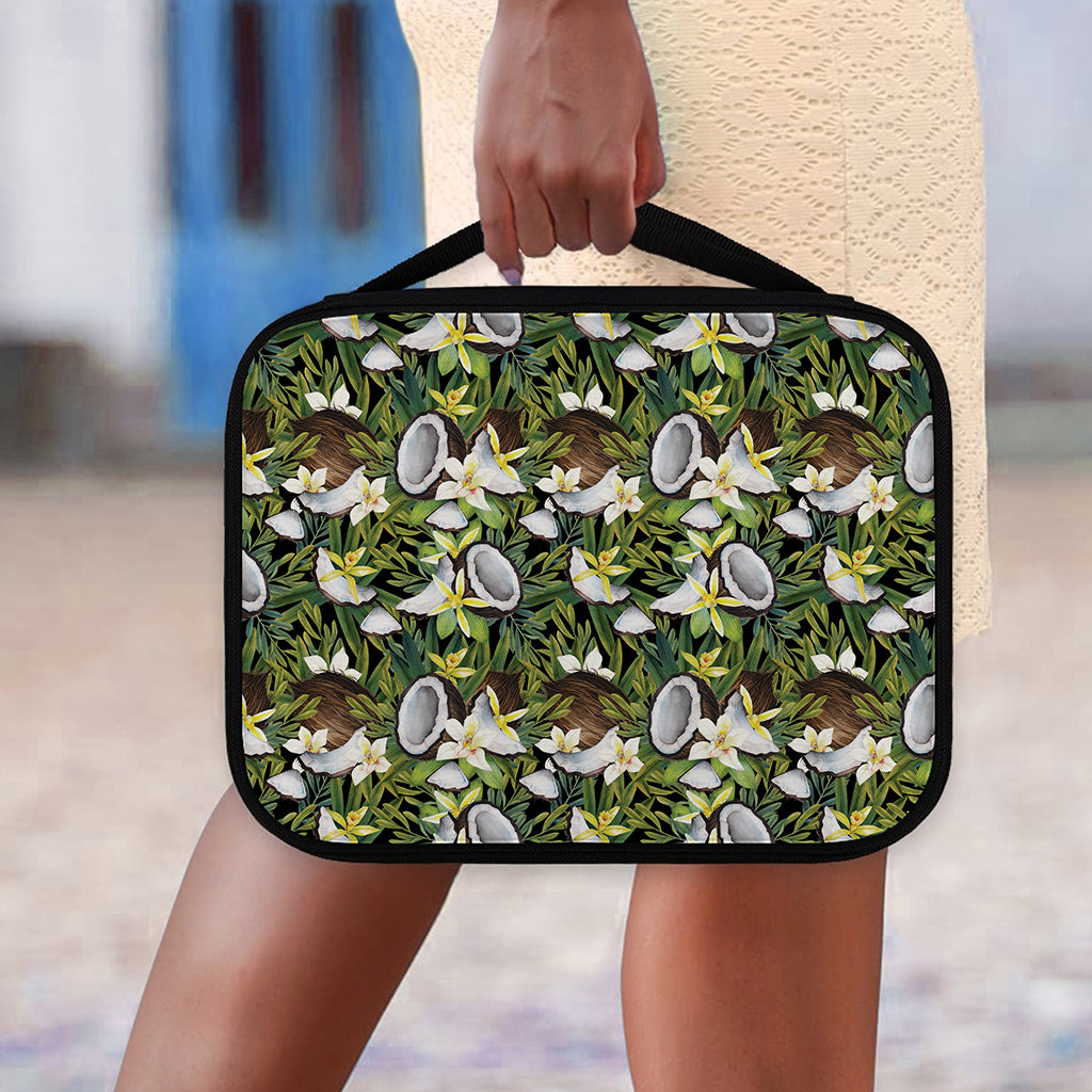 Vanilla Flower And Coconut Pattern Print Classic Bible Case