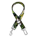 Vanilla Flower And Coconut Pattern Print Dog Seat Belt