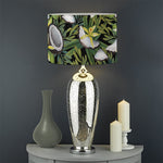 Vanilla Flower And Coconut Pattern Print Drum Lamp Shade