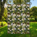 Vanilla Flower And Coconut Pattern Print Garden Flag