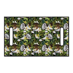 Vanilla Flower And Coconut Pattern Print Golf Cart Seat Cover